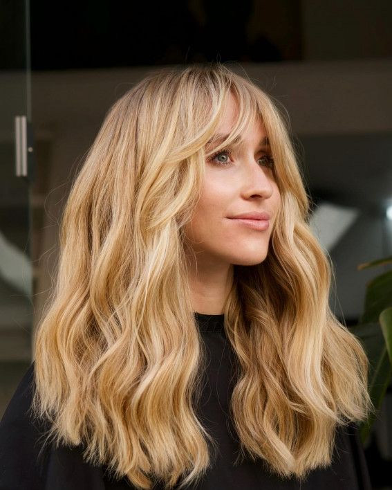 Long Layers Visual Idea — Warm Blonde Hair 2027