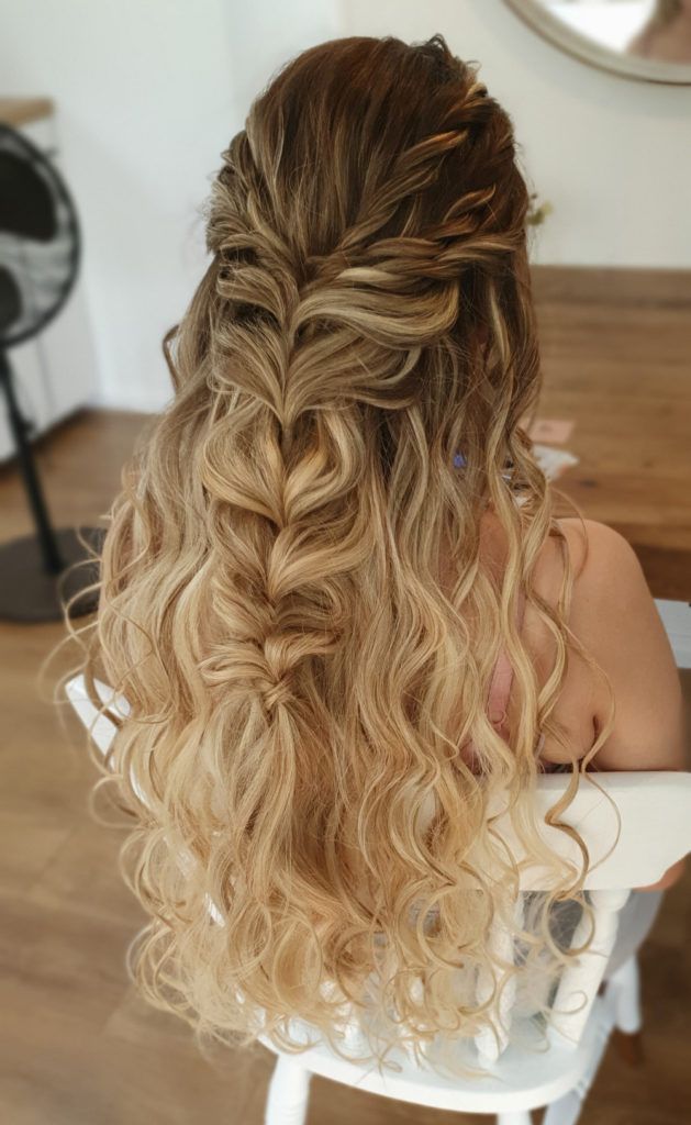 Dark Blonde Fishtail Braid Dark Blonde Fishtail Braid — Bridal Hair Down 2027