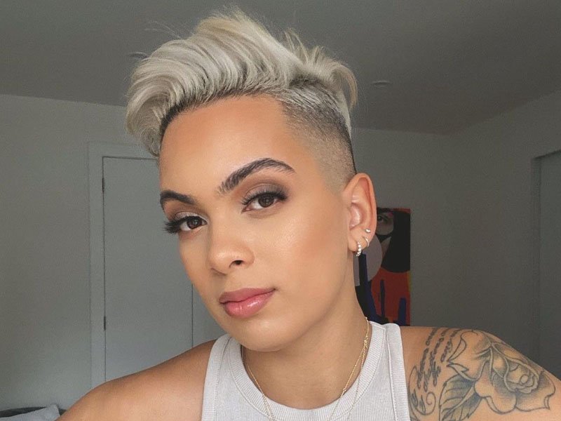 Short On Top Shaved Sides Visual Idea — Bold Pixie 2027