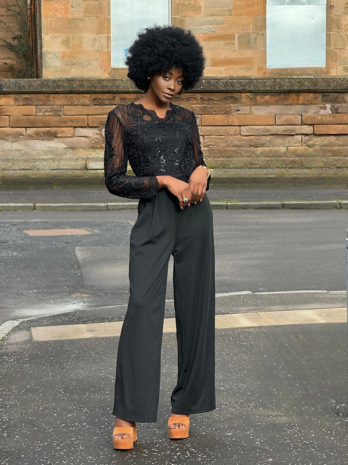 Evening Outfit Idea Evening Outfit Idea — Lace Blouse Outfits 2027