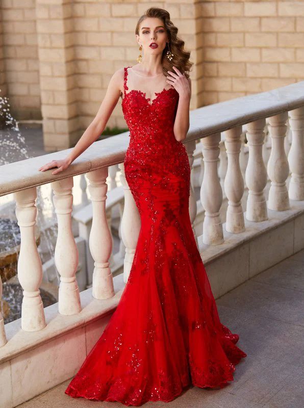 Dark Navy Sequined Mermaid Dress with Sweetheart Neckline and Train Dark Navy Sequined Mermaid Dress with Sweetheart Neckline and Train — Mermaid Gala Dress 2027