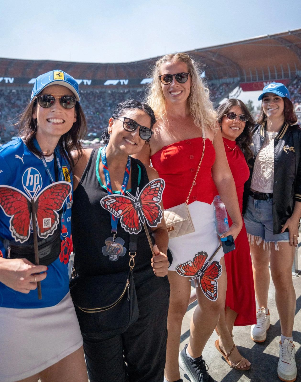 Sheer Blue Knit Dress: A Breezy Option for Warm Race Days — F1 Race Outfits 2027