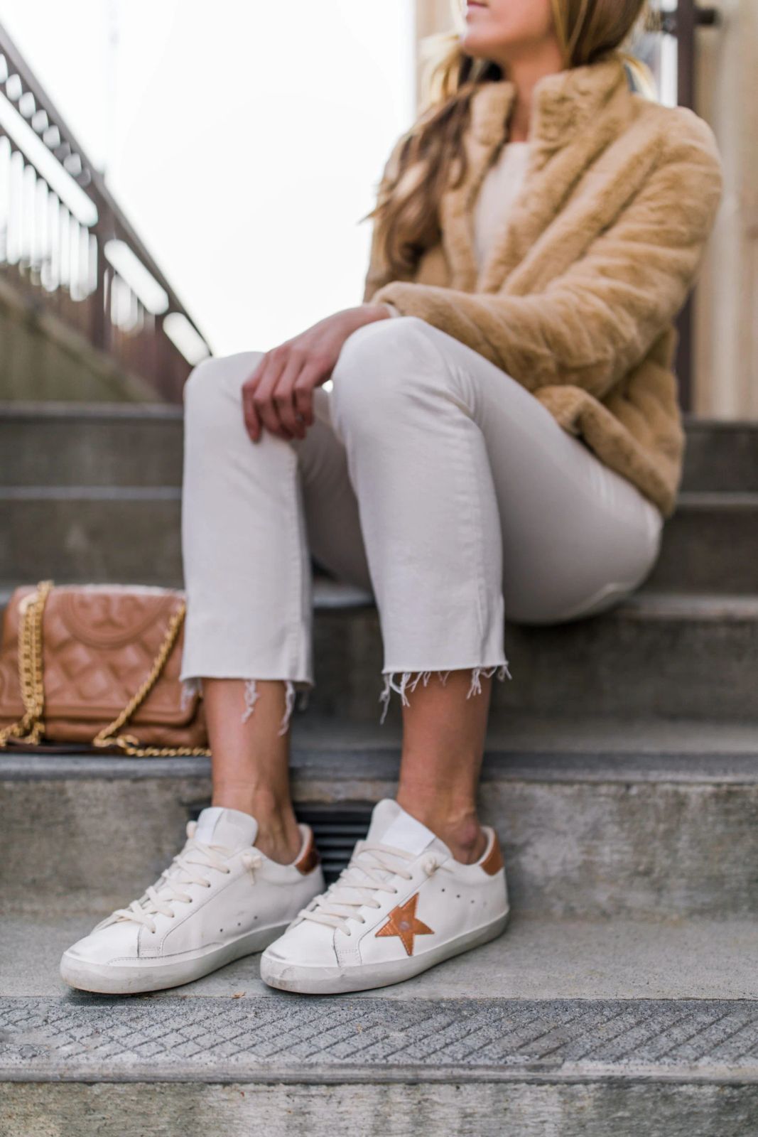 Cozy Faux Fur Jacket with Straight-Leg Jeans Cozy Faux Fur Jacket with Straight-Leg Jeans — Golden Goose Outfits 2027