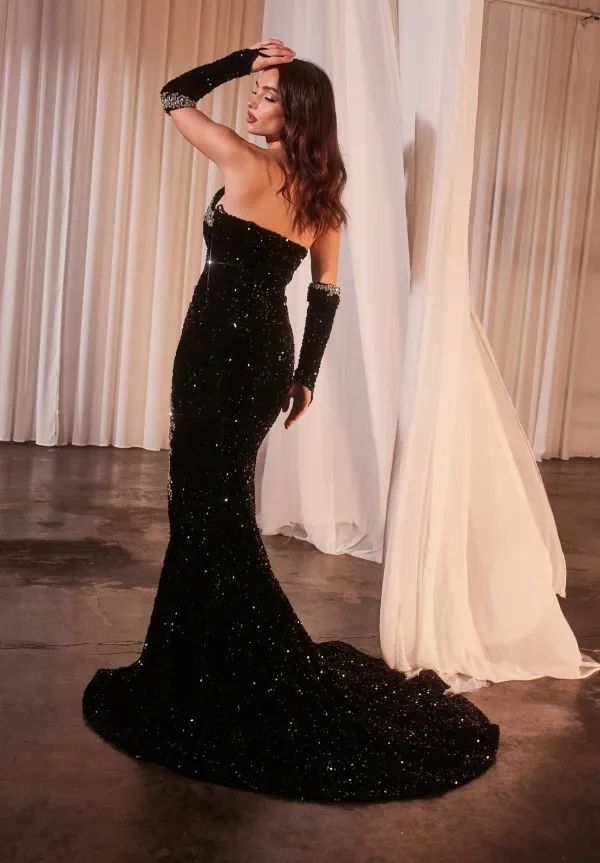 Black High Heels Outfit Idea Black High Heels Outfit Idea — Prom Dress 2027 with Gloves