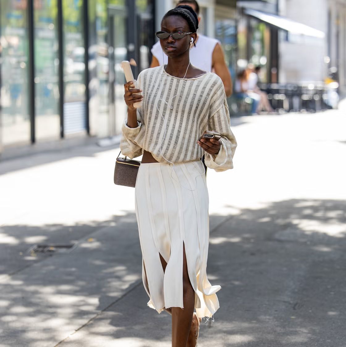 Sheer Knit Top with Satin Midi Skirt for Summer Chic — Pinterest Girl Outfits 2027