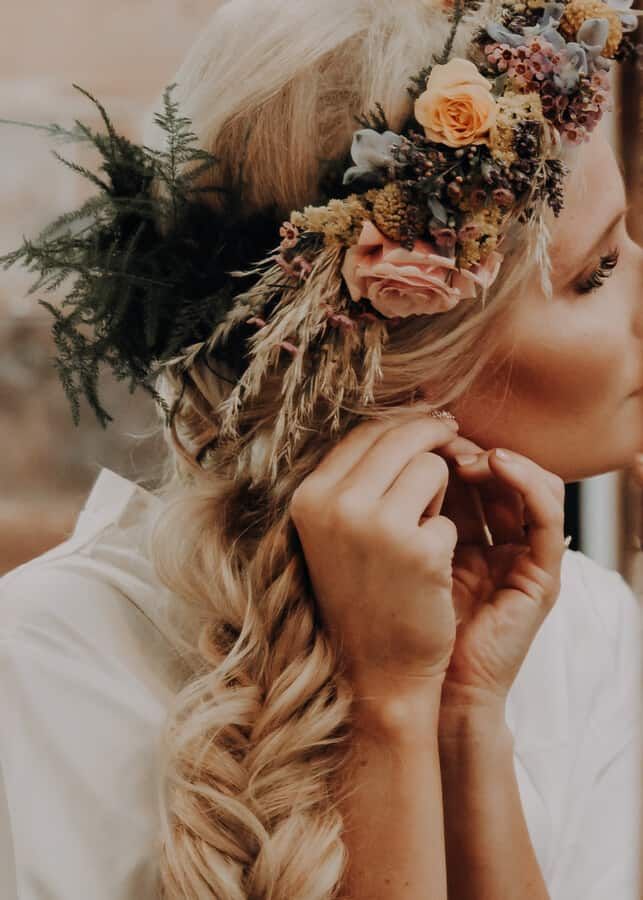 Blonde Visual Idea Blonde Visual Idea — Boho Braided Wedding Hair 2027