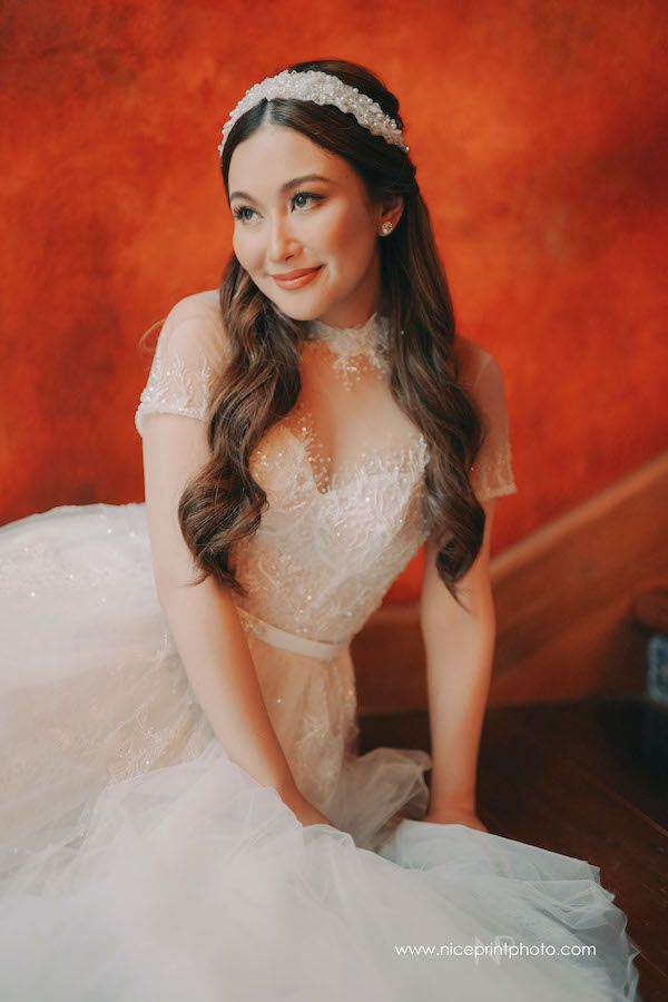 Visual Idea — A Braided Element Acts As A Headband — Filipino Wedding Hairstyles 2027