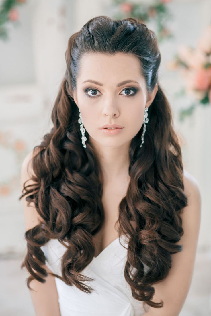 Visual Idea — A Front View Of A Long — Filipino Wedding Hairstyles 2027