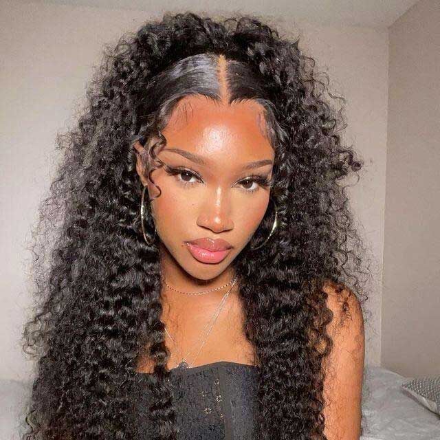 Deep Defined Curly Black Hair Deep Defined Curly Black Hair — Half Up Half Down Hairstyles 2027 with Weave