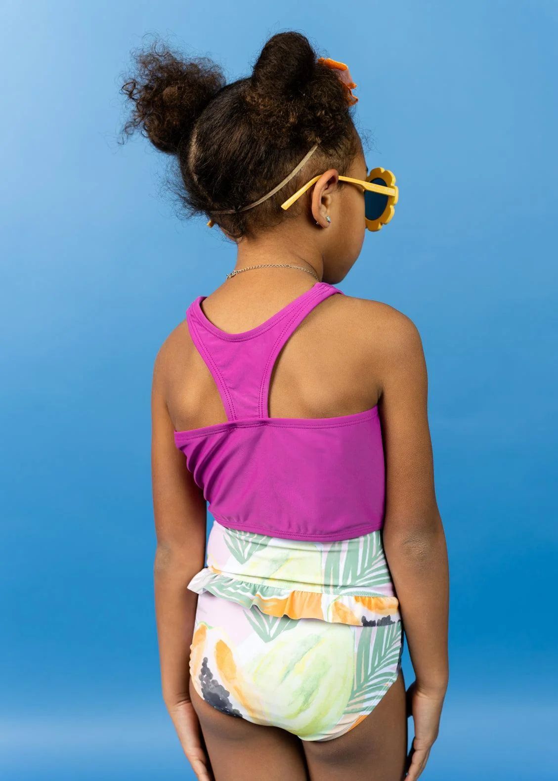 Visual Idea — The Shot Is A Back View — Little Girl Swim Hairstyles 2027