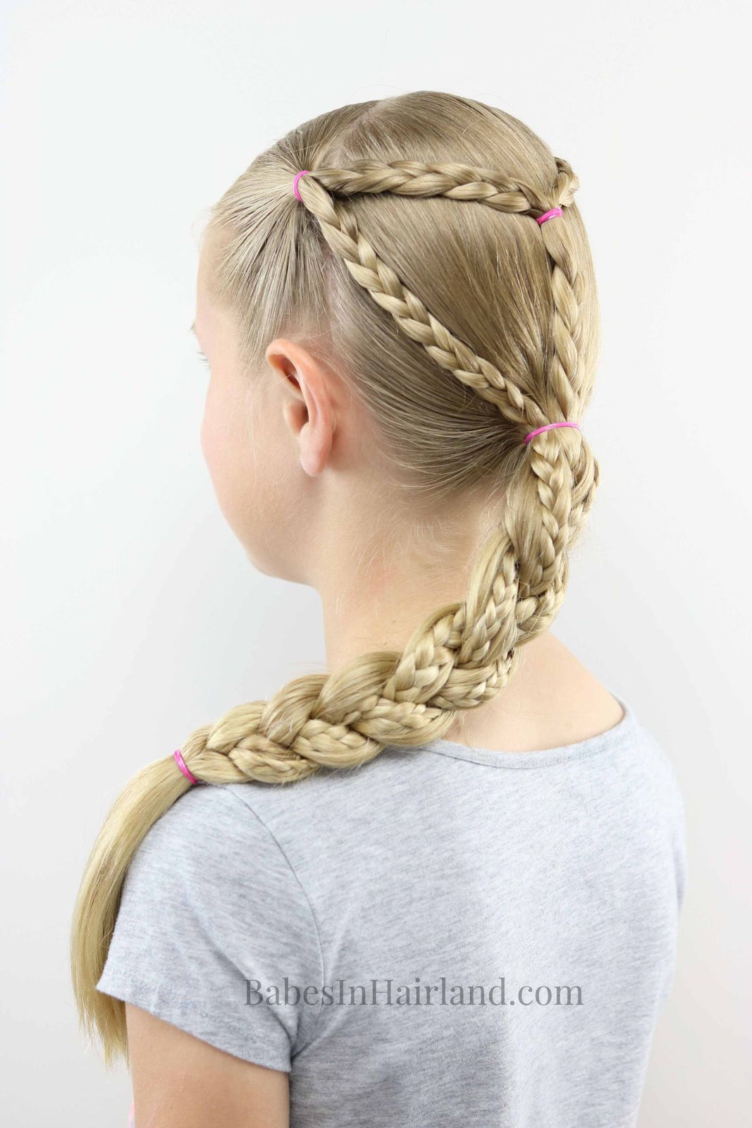 Intricate Face-Framing Braids — Little Girl Swim Hairstyles 2027