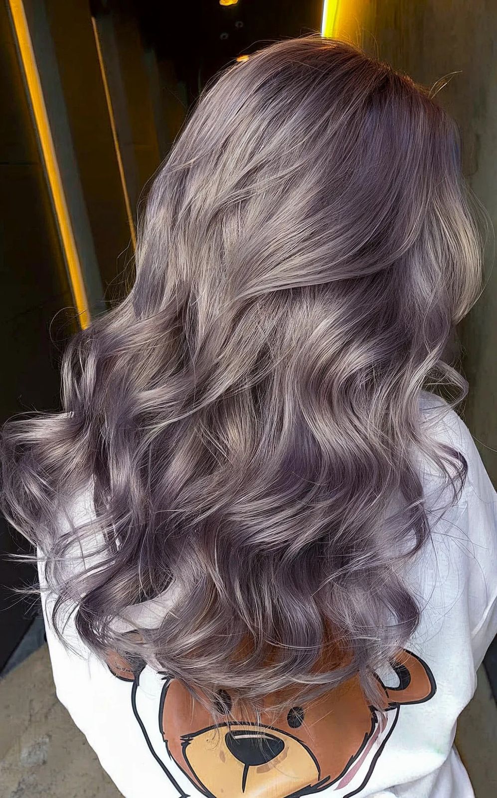 Ash Blonde With Cool Violet Undertones Visual Idea Ash Blonde With Cool Violet Undertones Visual Idea — True Winter Hair Color 2027
