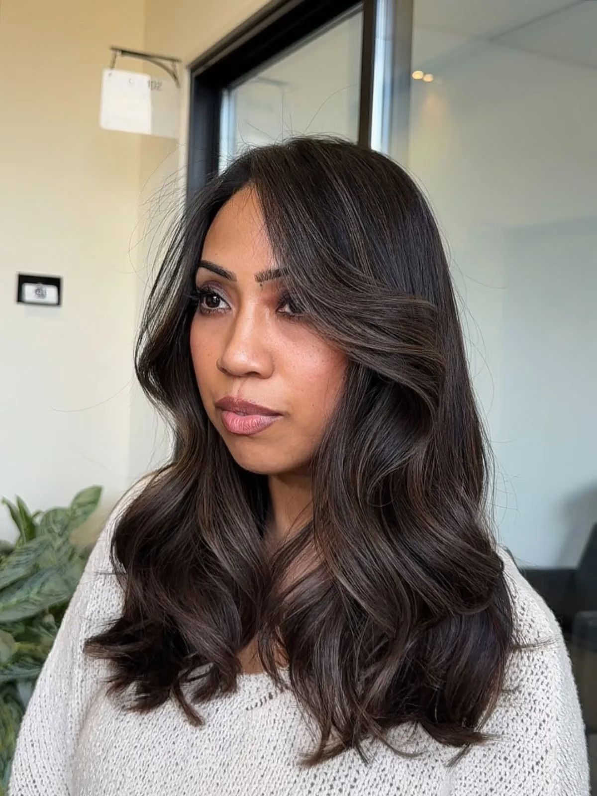 Visual Idea — The Base Color Is Dark Brown Visual Idea — The Base Color Is Dark Brown — True Winter Hair Color 2027