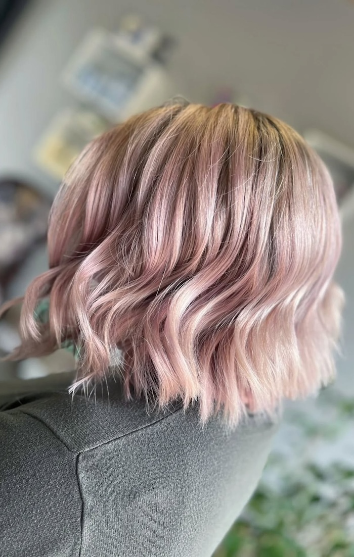 Rose Gold Blonde Visual Idea Rose Gold Blonde Visual Idea — Blonde 2027 with Pink Hair