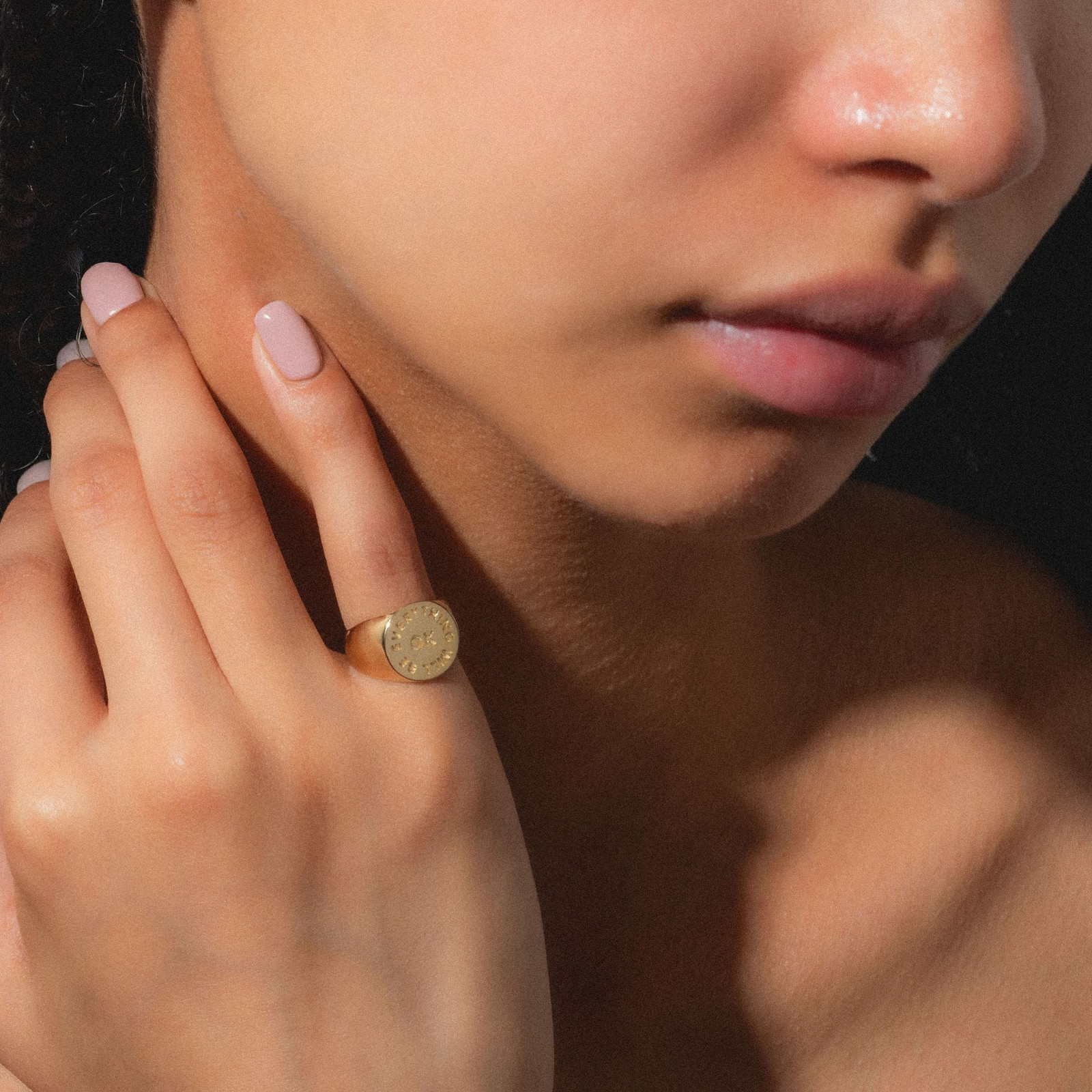 Pinky Finger Signet Ring with Engraved Detail Pinky Finger Signet Ring with Engraved Detail — Signet Rings 2027