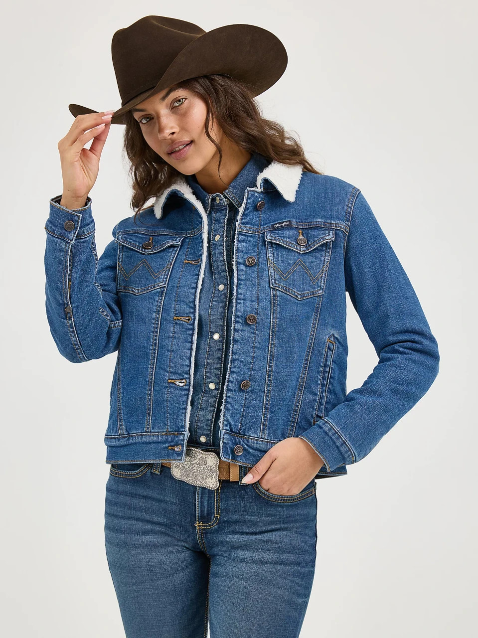 Classic Blue Denim Sherpa Jacket Detail Classic Blue Denim Sherpa Jacket Detail — Sherpa Denim Jacket Outfits 2027