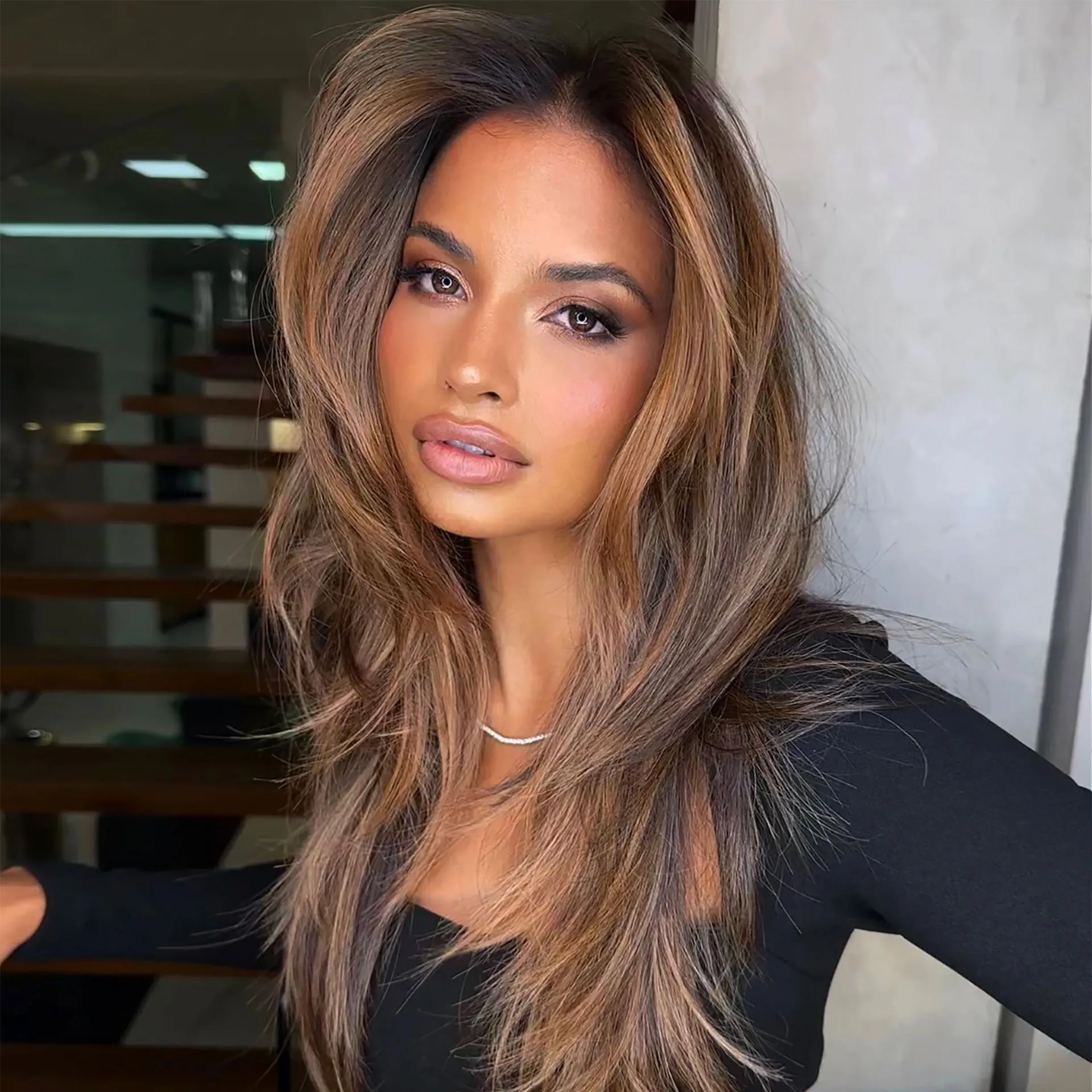 Face-Framing Layers And Balayage Visual Idea — Balayage on Wavy Hair 2027