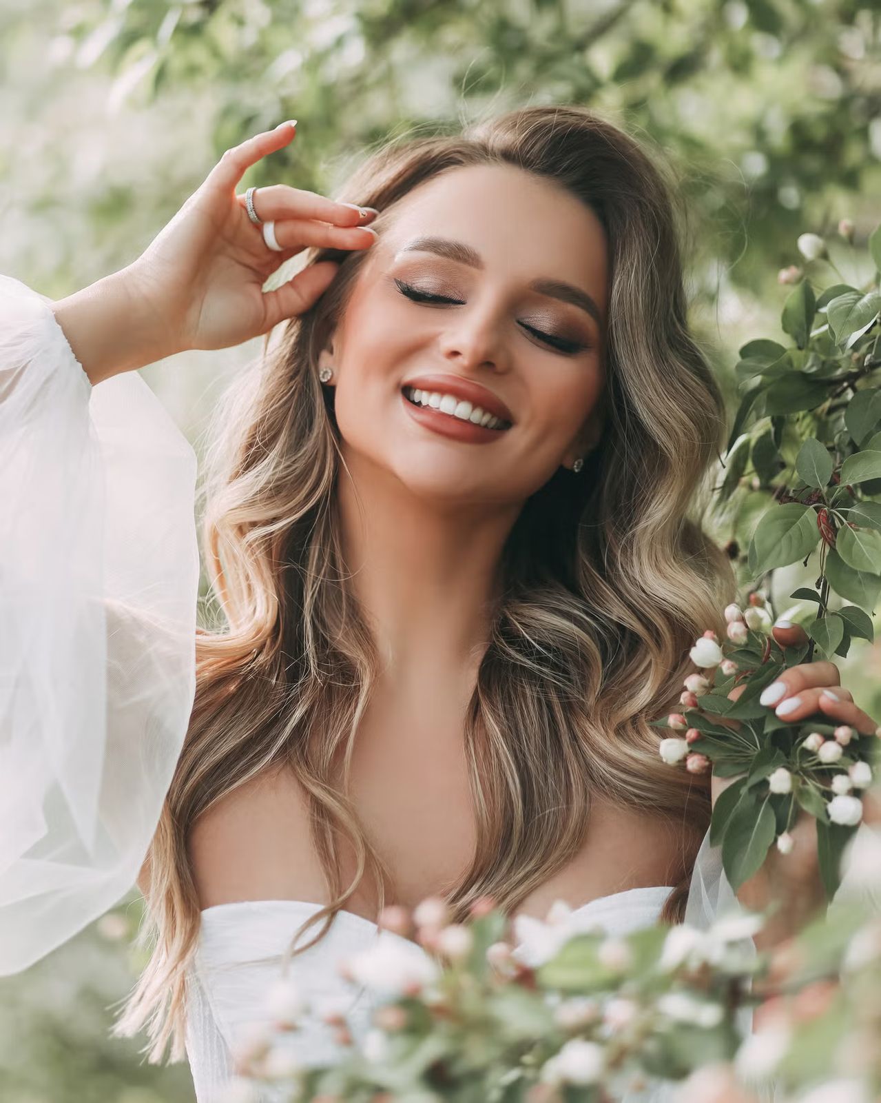 Soft Flowing Waves Down Soft Flowing Waves Down — Loose Wedding Hairstyles 2027