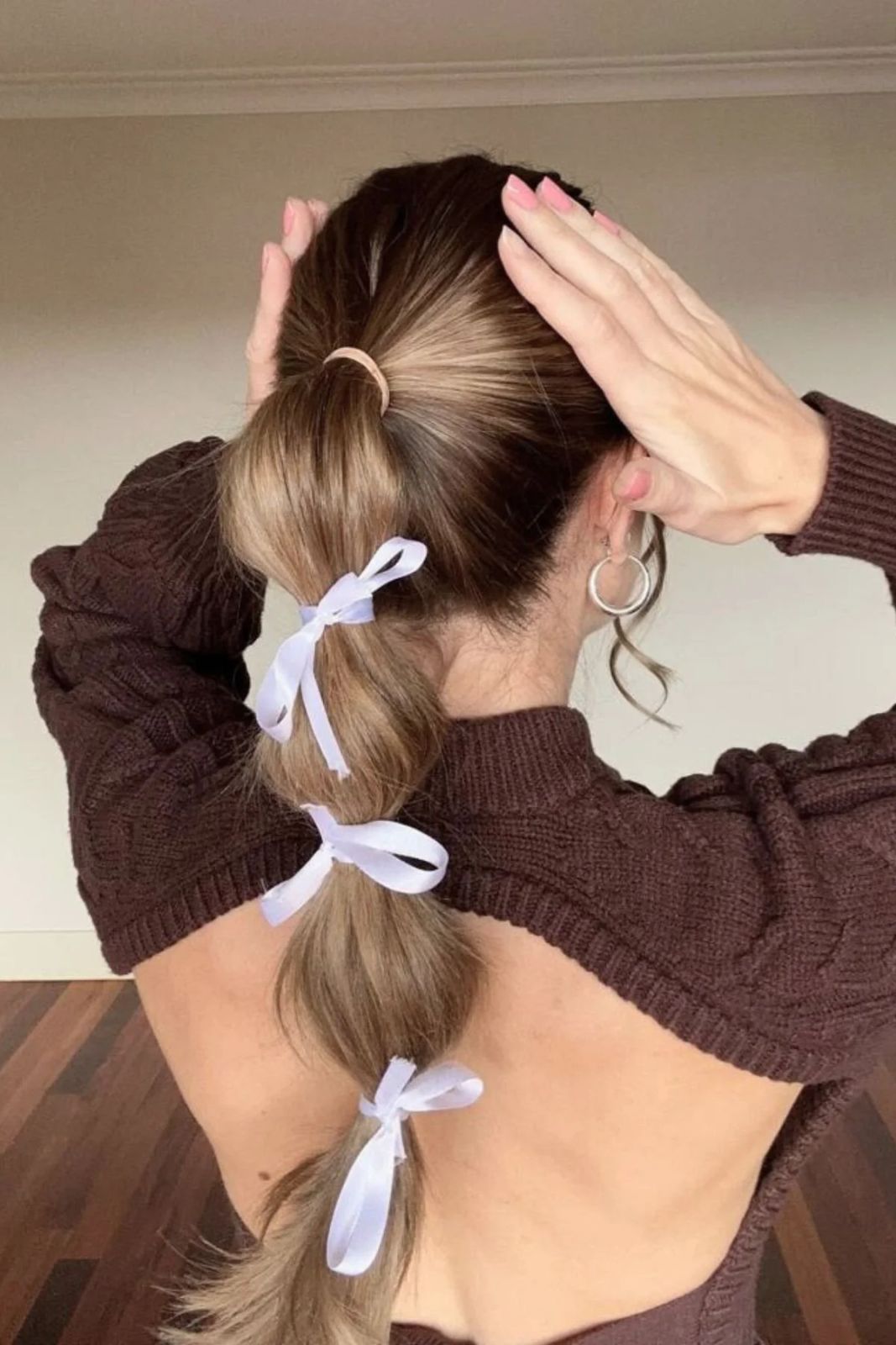 Brown With Blonde Highlights Visual Idea — Big Bow Hairstyles 2027