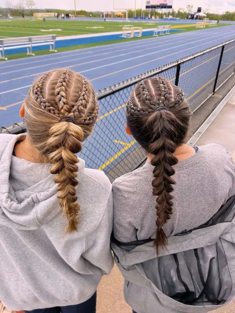 Straight Thick Visual Idea — Basketball Hairstyles Girls 2027