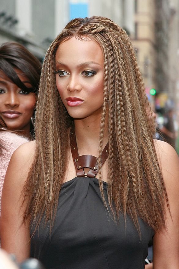 Sharp Zig-Zag Crimps on Highlighted Hair — Crimped Hairstyles 2027