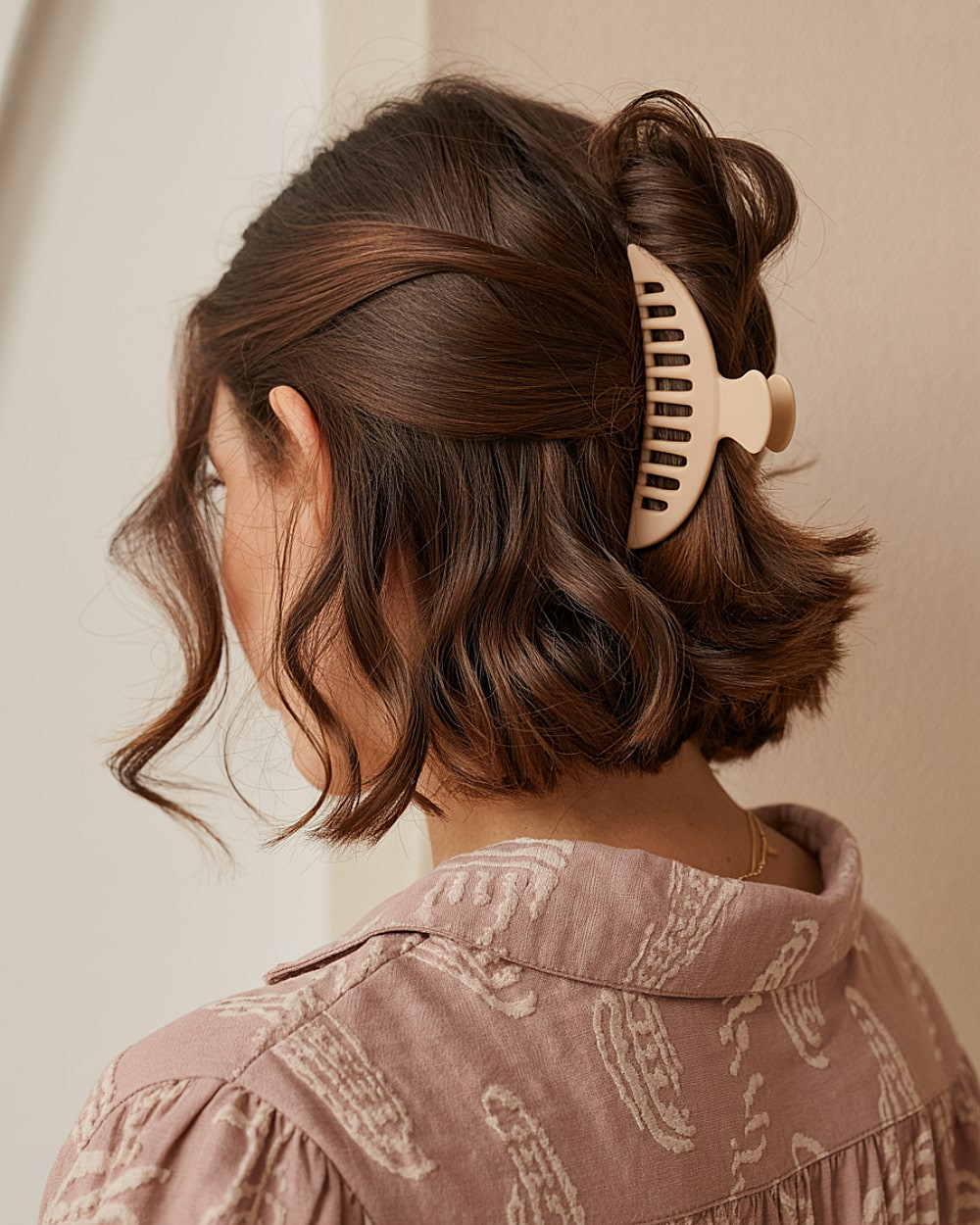Visual Idea — Light Brown Hair With A Fine Visual Idea — Light Brown Hair With A Fine — Claw Clip Twist Hairstyles 2027