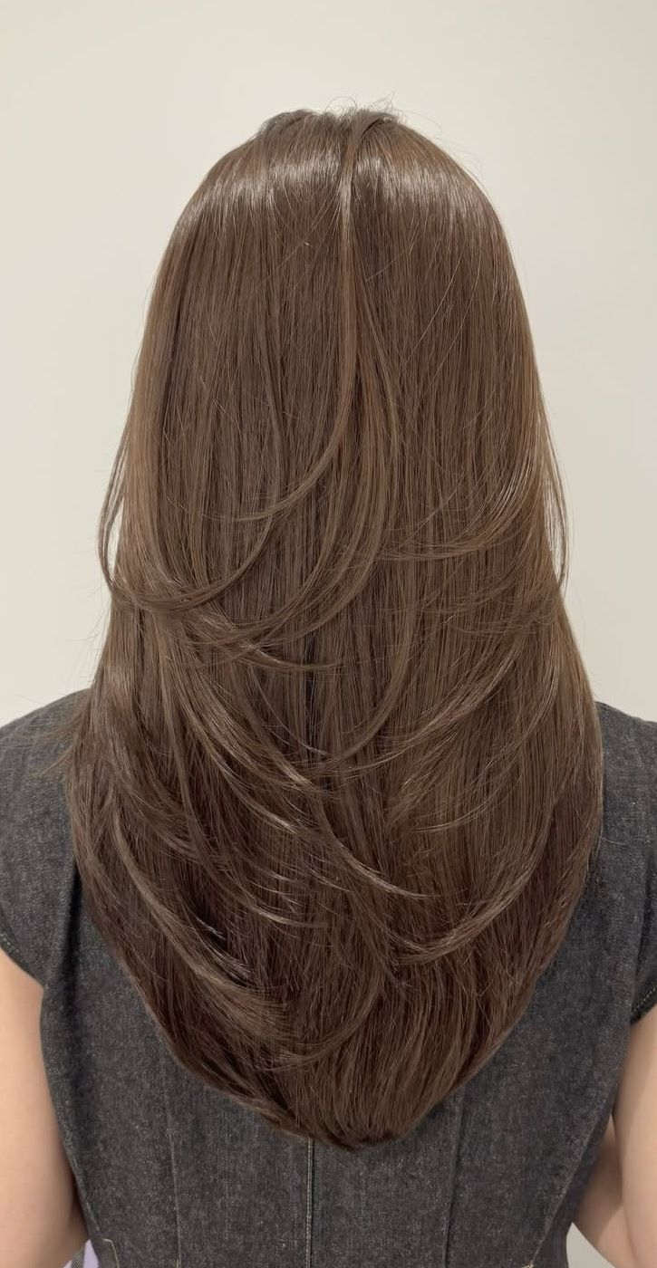 Mid-Back Visual Idea Mid-Back Visual Idea — Subtle Layered Haircut 2027