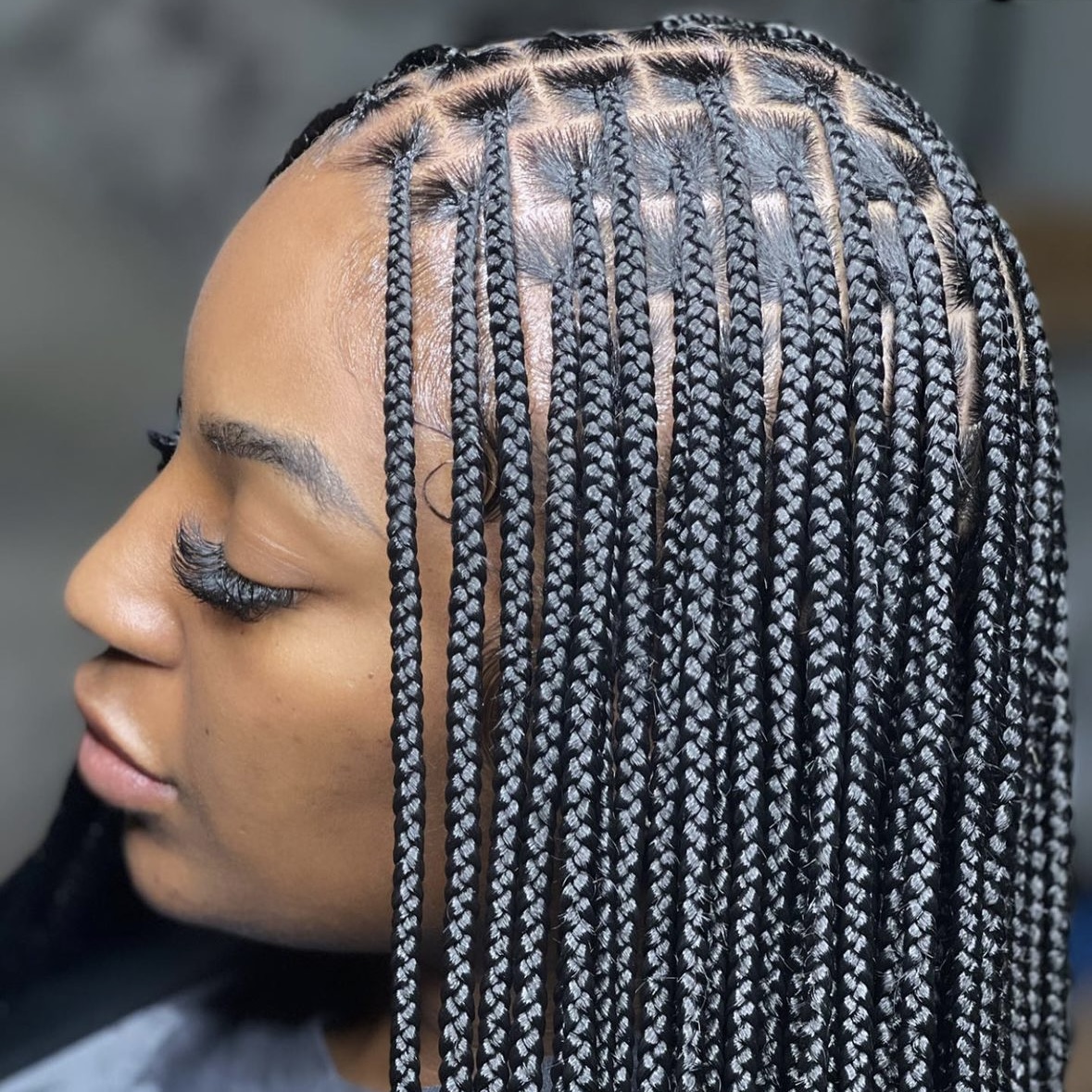 Side View Black Knotless Braids — Long Knotless Braids 2027