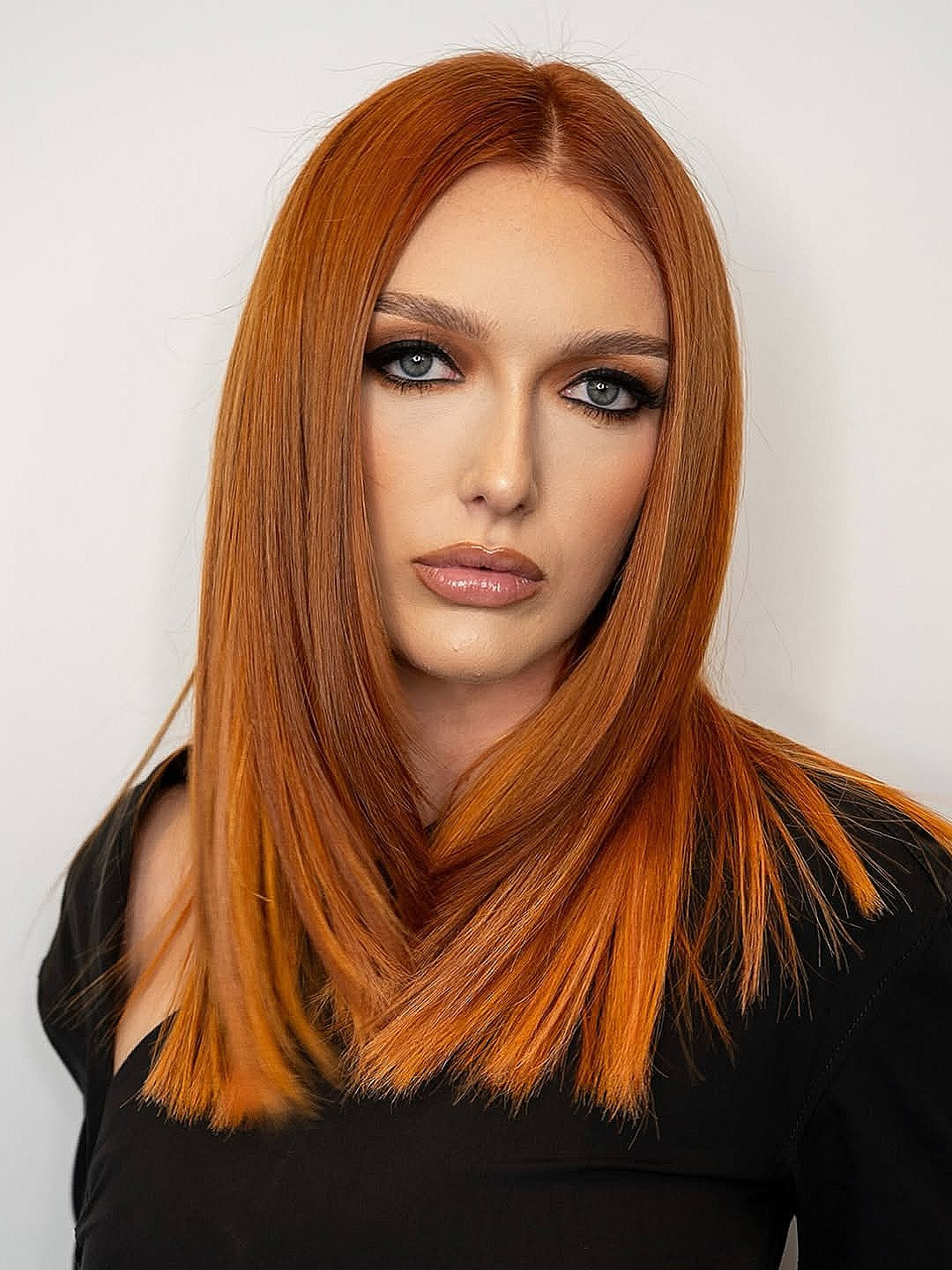 Vibrant Copper With Lighter Highlights Vibrant Copper With Lighter Highlights — Copper Penny Hair 2027