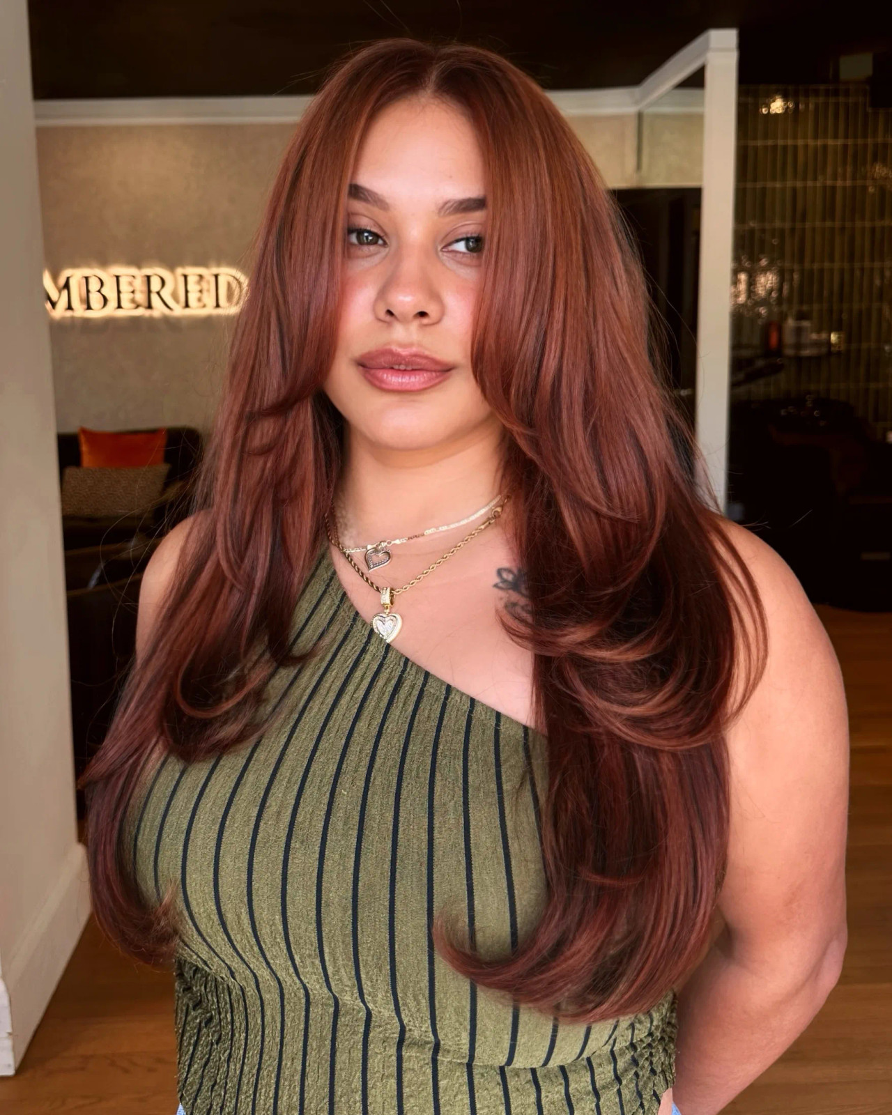 Vibrant Copper Balayage Collarbone Waves Vibrant Copper Balayage Collarbone Waves — Copper Penny Hair 2027