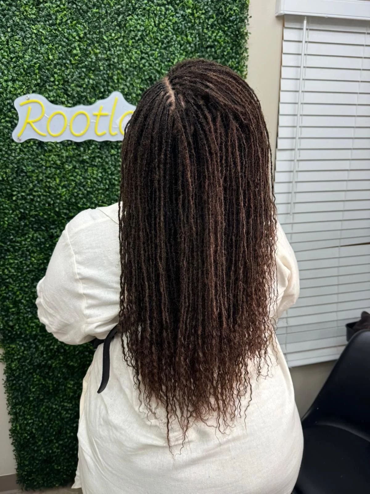Air Dried Mid Back Thickness Air Dried Mid Back Thickness — Microlocs Locs 2027