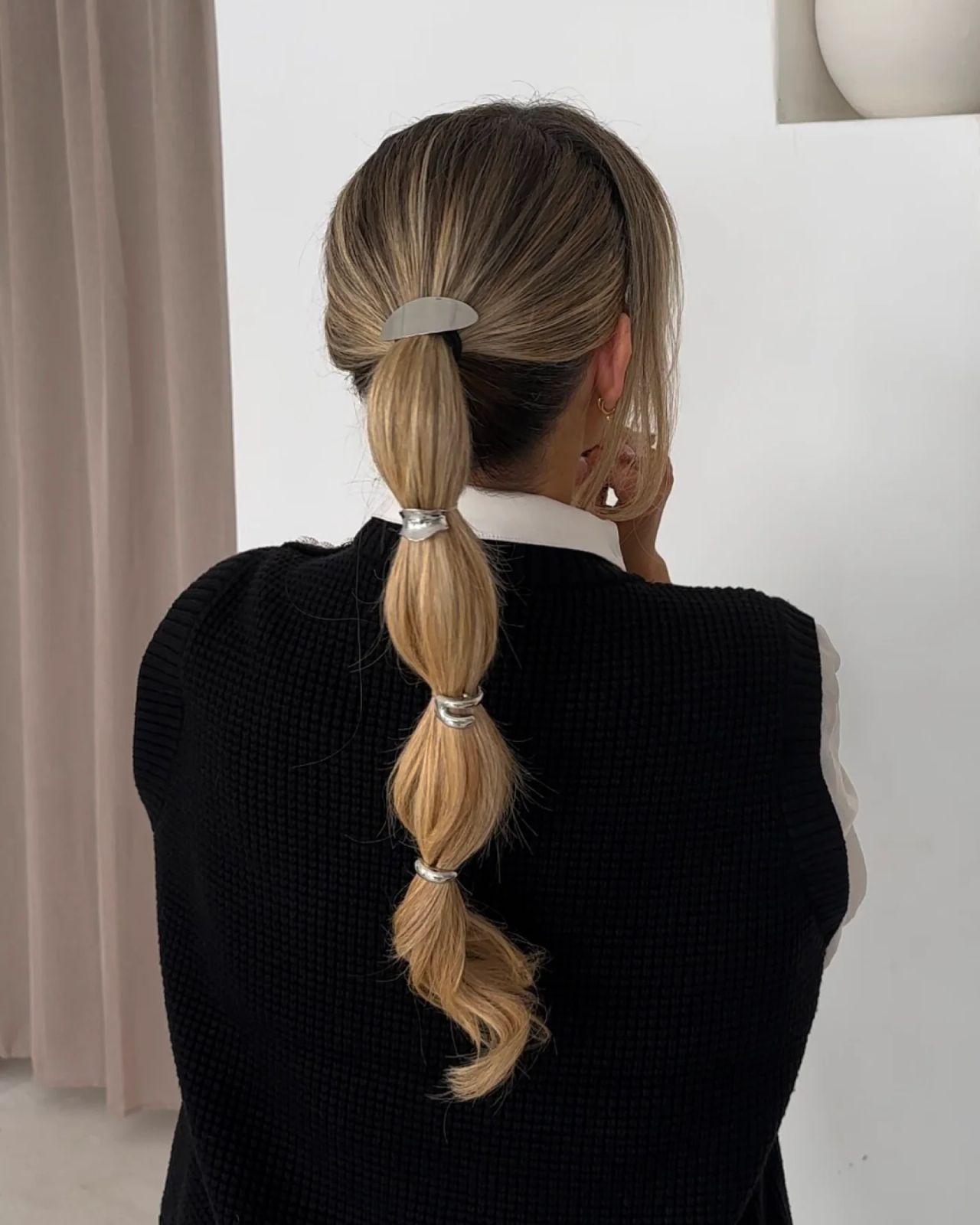 Ash Blonde With Root Shadow Visual Idea — Ponytail Hairstyles 2027 for Thin Hair