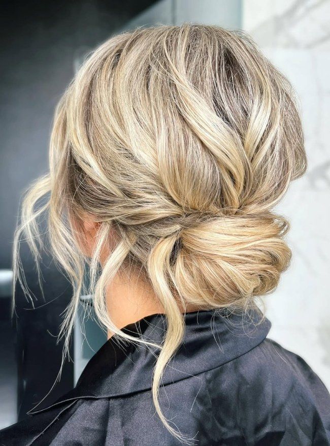 Wavy And Thick Visual Idea Wavy And Thick Visual Idea — Messy Low Bun 2027