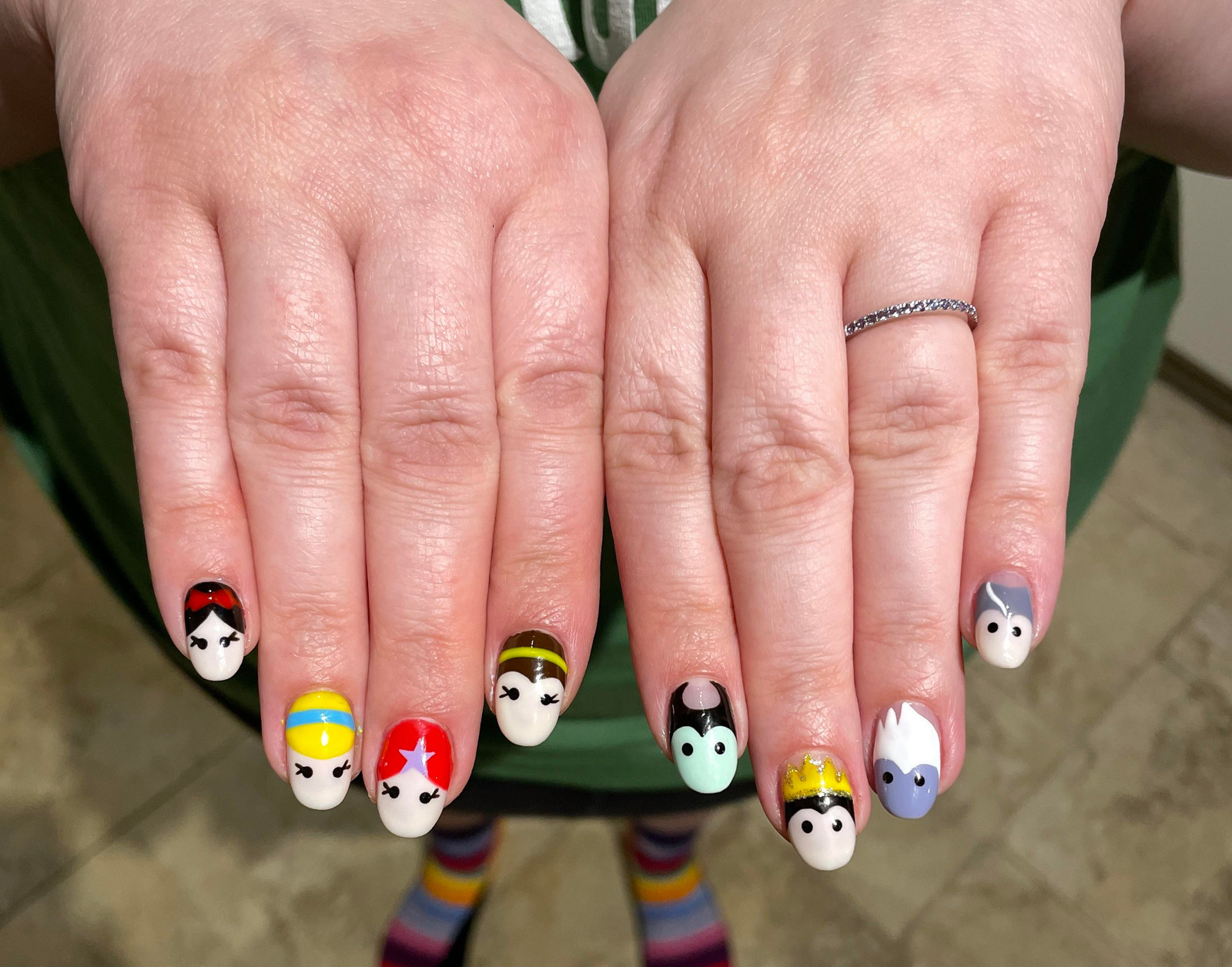 Short Oval Princess Face Collection Short Oval Princess Face Collection — Princess Disney Nails 2027