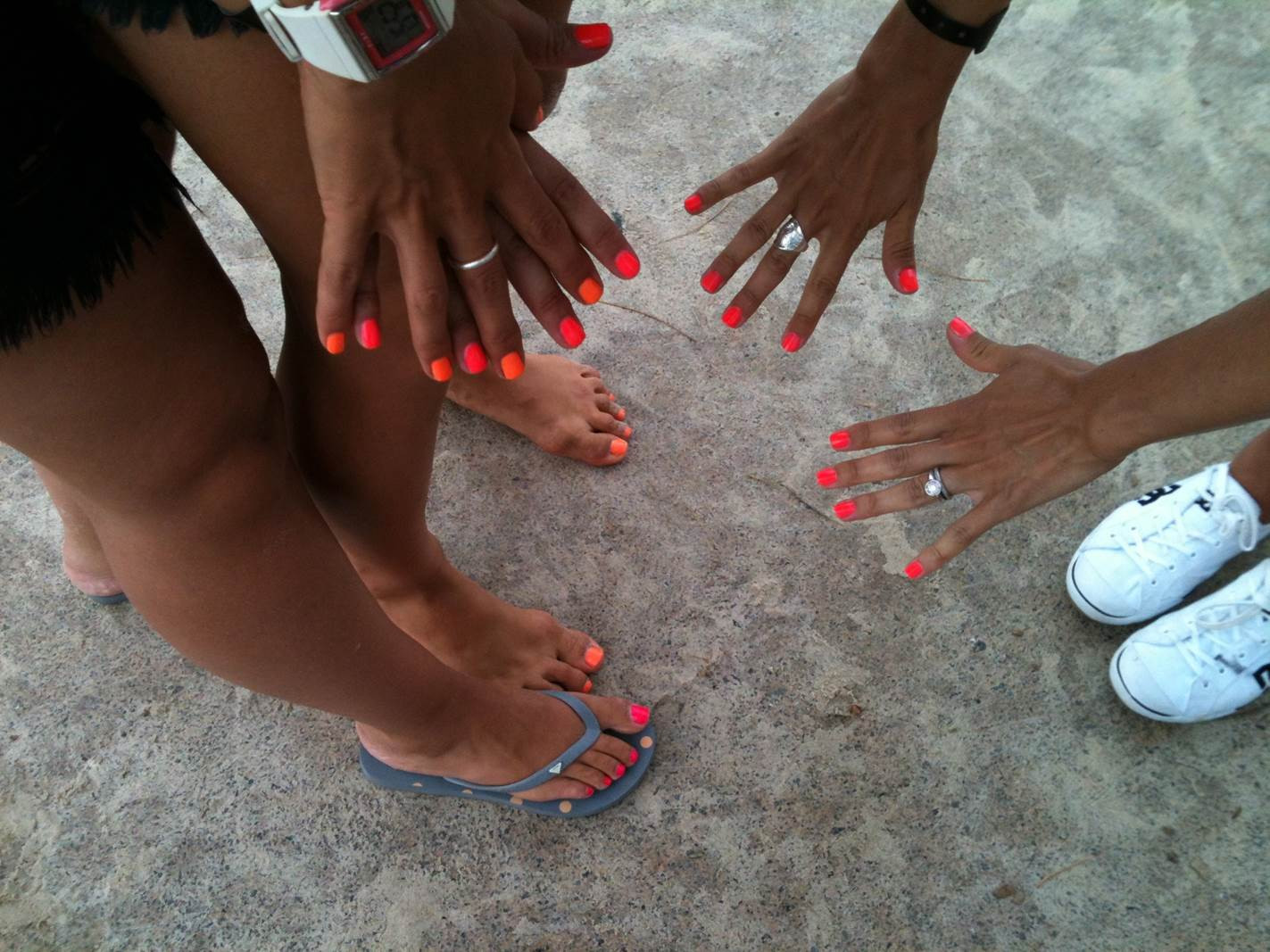 Bright Red Glossy Pedicure — Toe Nails 2027 for Tan Skin