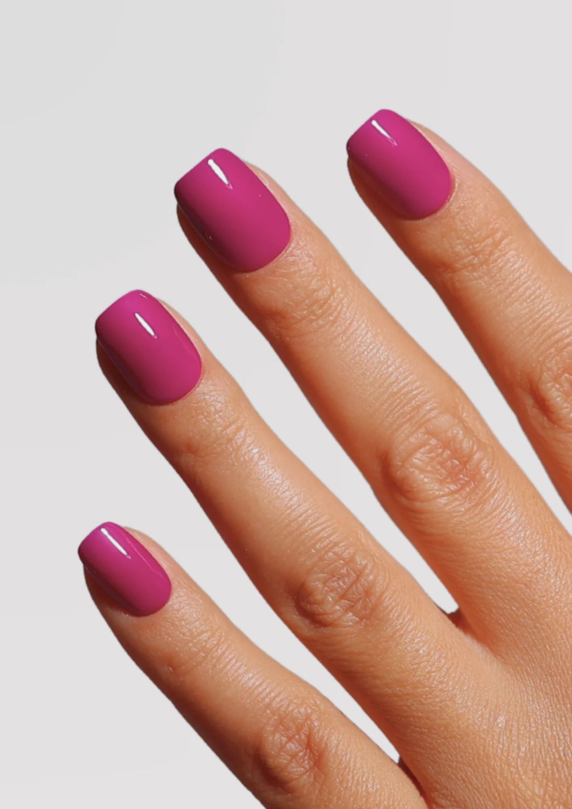 Cool Toned Glossy Magenta Square Nails Cool Toned Glossy Magenta Square Nails — Magenta Nails 2027