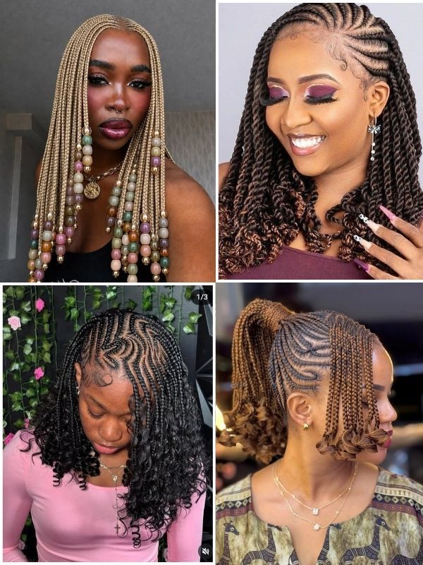Beaded Blonde Box Braids Beaded Blonde Box Braids — Box Braids 2027 for Prom