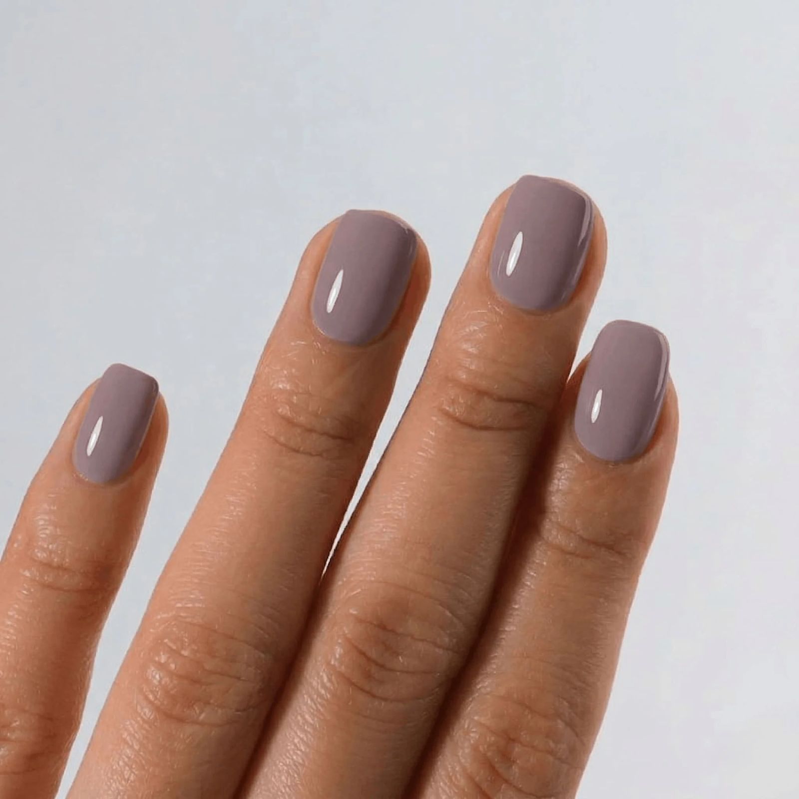 Creamy Matte Muted Grey Mauve Square Nails Creamy Matte Muted Grey Mauve Square Nails — Mauve Nails 2027
