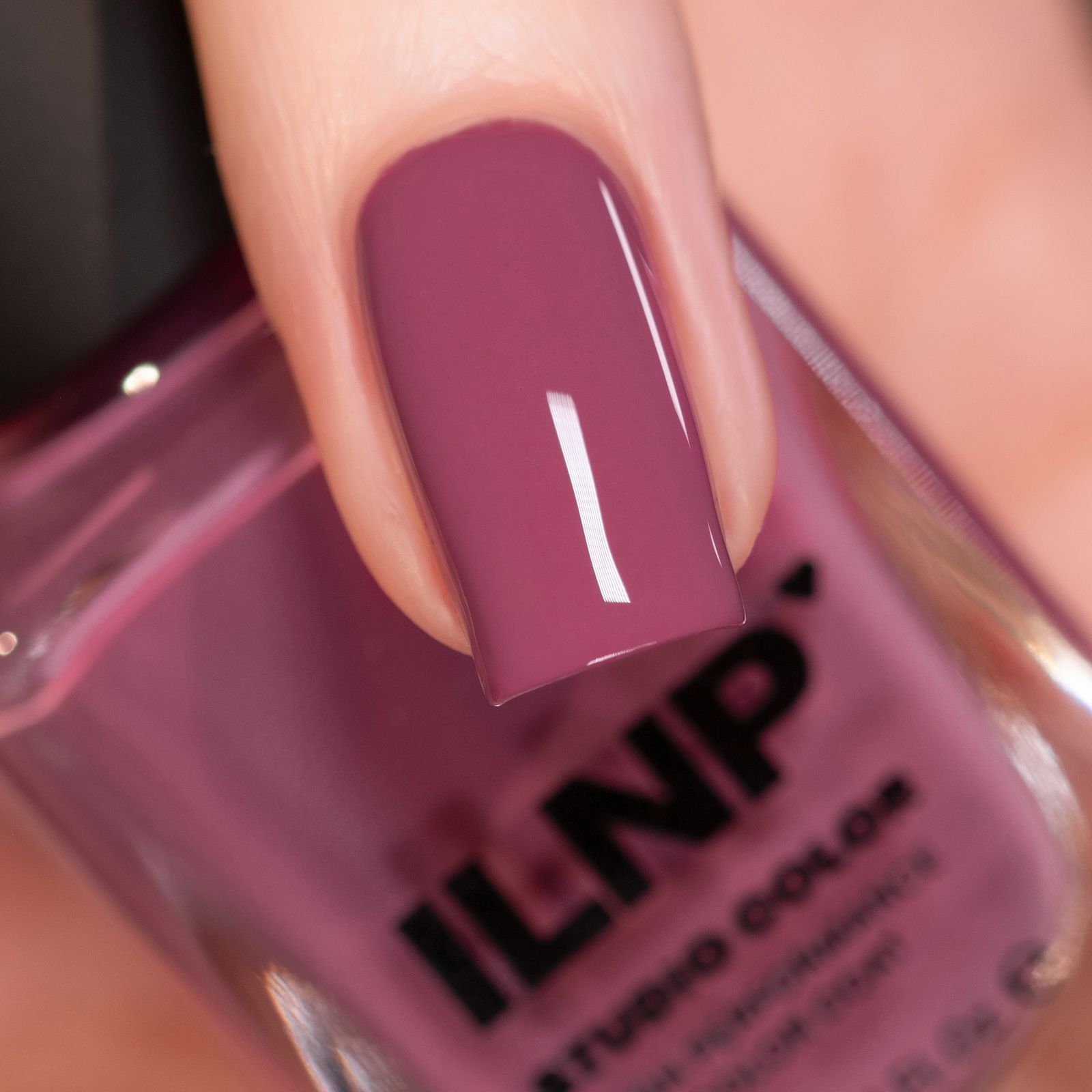 Visual Idea — A Macro Shot Focuses On A Short Visual Idea — A Macro Shot Focuses On A Short — Mauve Nails 2027