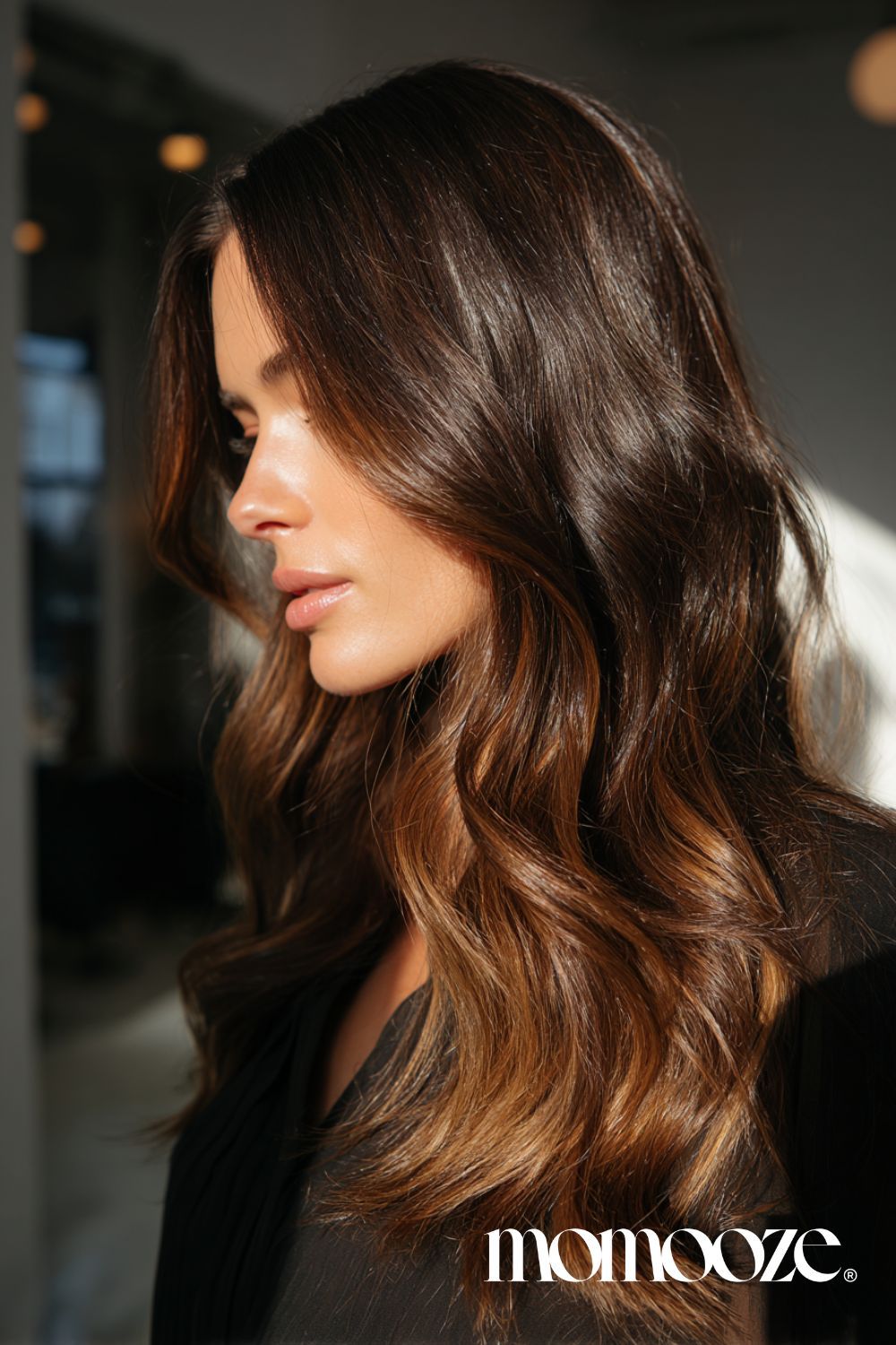 Dark Brown Base With Warm Brown Balayage Visual Idea — Balayage on Dark Brown Hair 2027