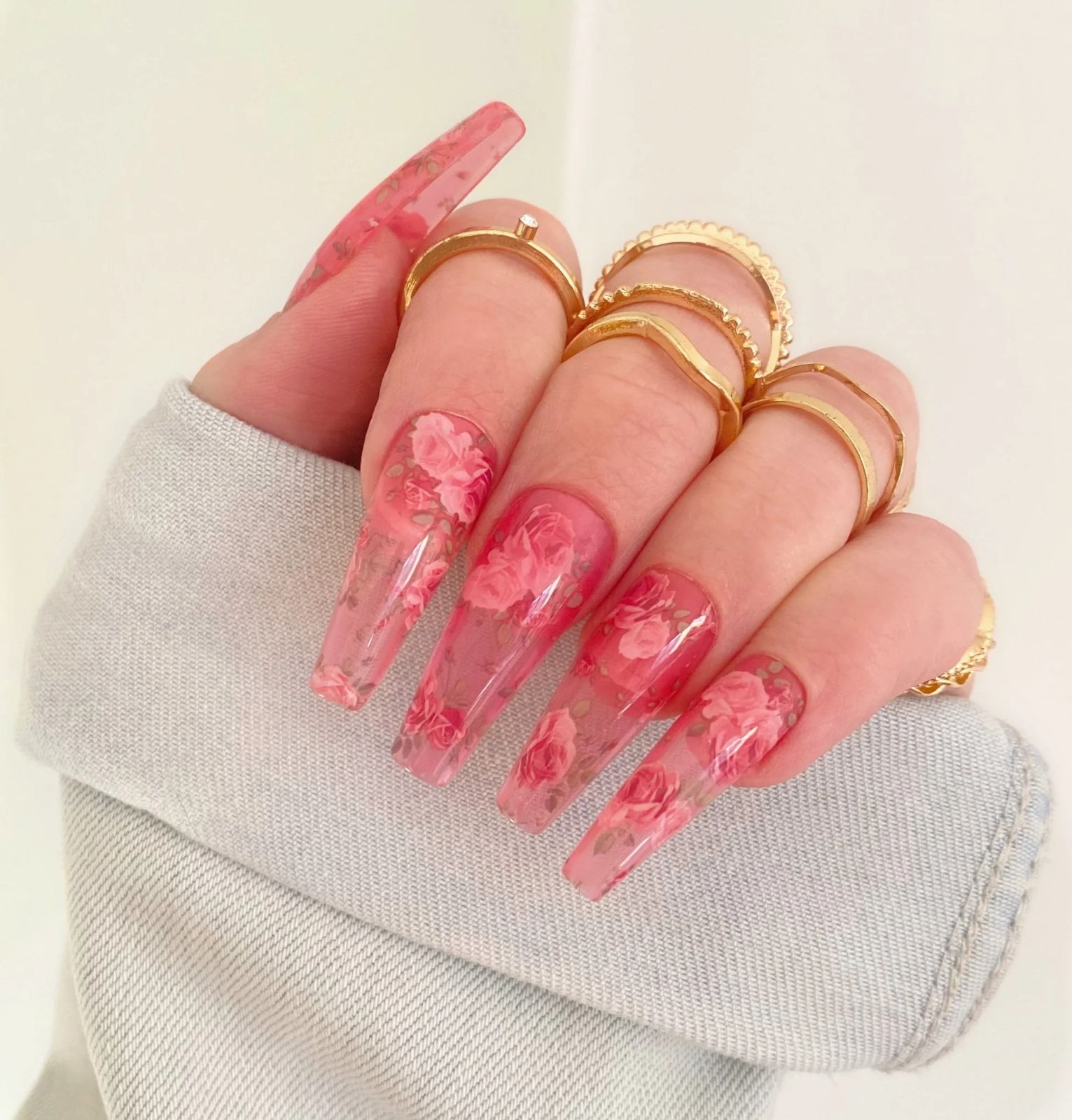Spring Summer Visual Idea Spring Summer Visual Idea — Floral Coffin Nails 2027