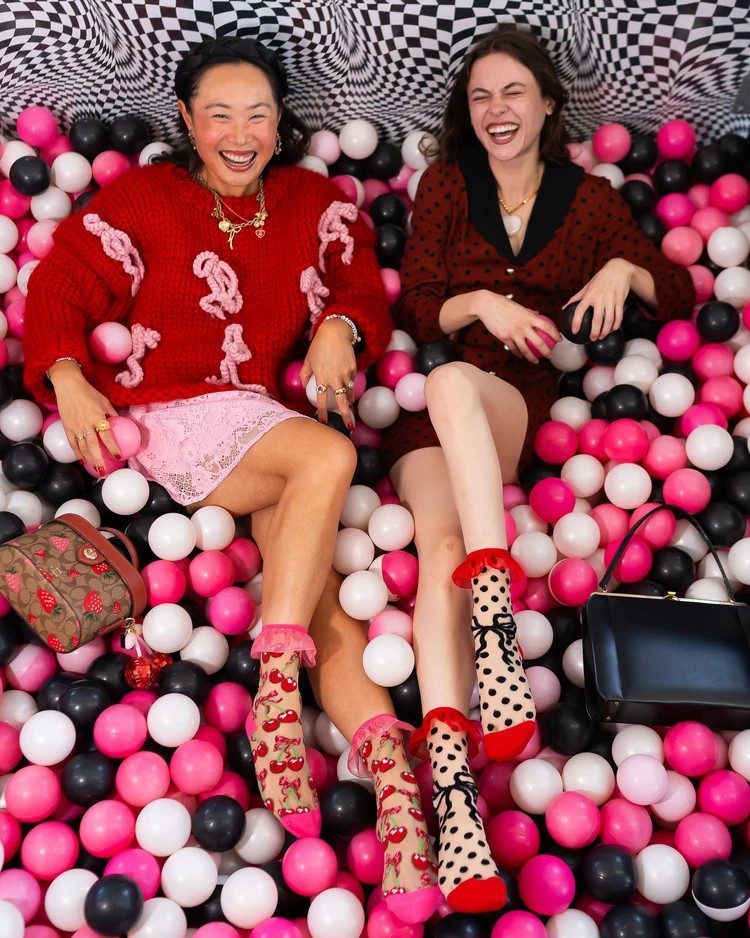 Patterned Socks with Knit Sweaters and Skirts for a Playful Duo Patterned Socks with Knit Sweaters and Skirts for a Playful Duo — Coquette Socks Outfits 2027
