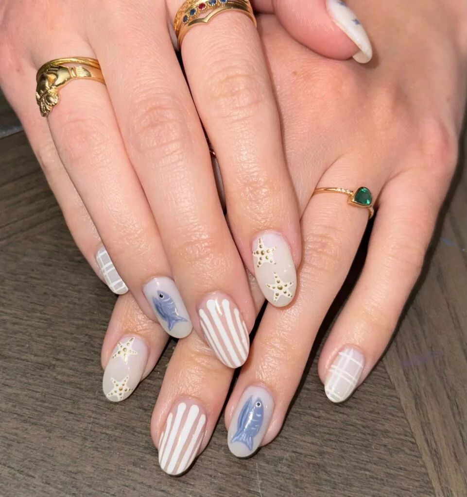 Visual Idea — Medium Square Nails With A Glossy Finish — Coastal Nails 2027