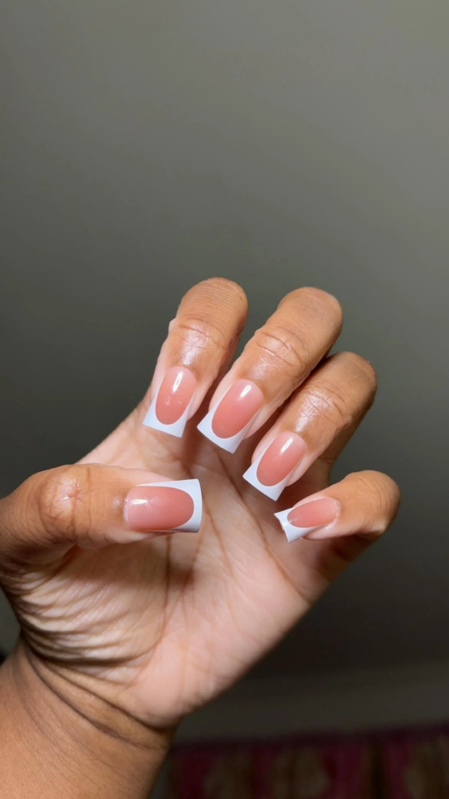 Sheer Pink Glossy French Tips Sheer Pink Glossy French Tips — Pink Duck Nails 2027