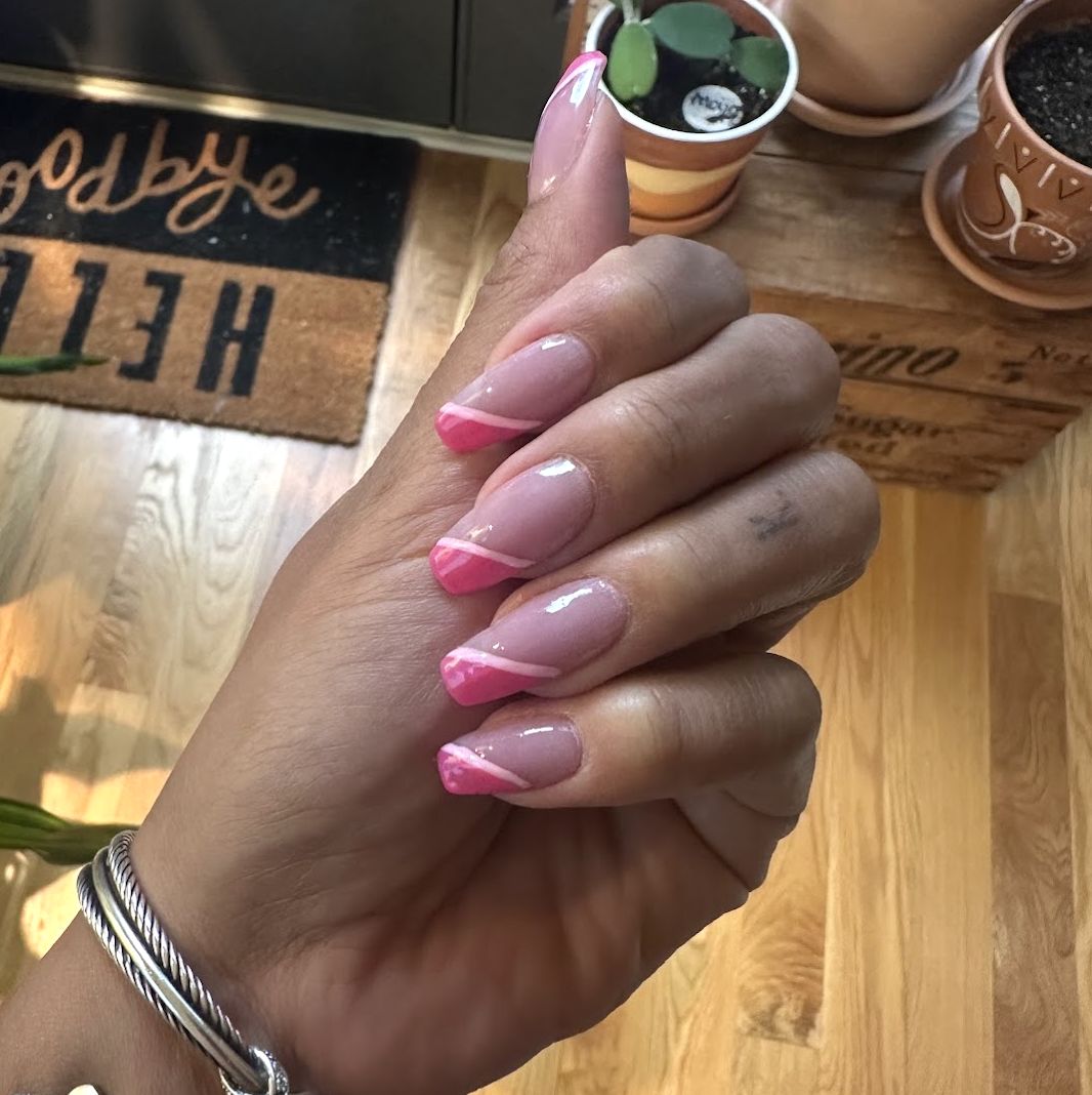Casual Visual Idea Casual Visual Idea — Colored Double French Nails 2027