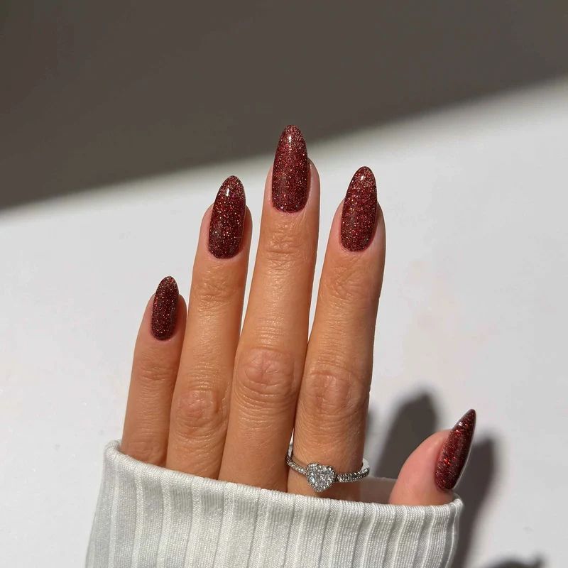 Glitter All Over Visual Idea — Garnet Nails 2027