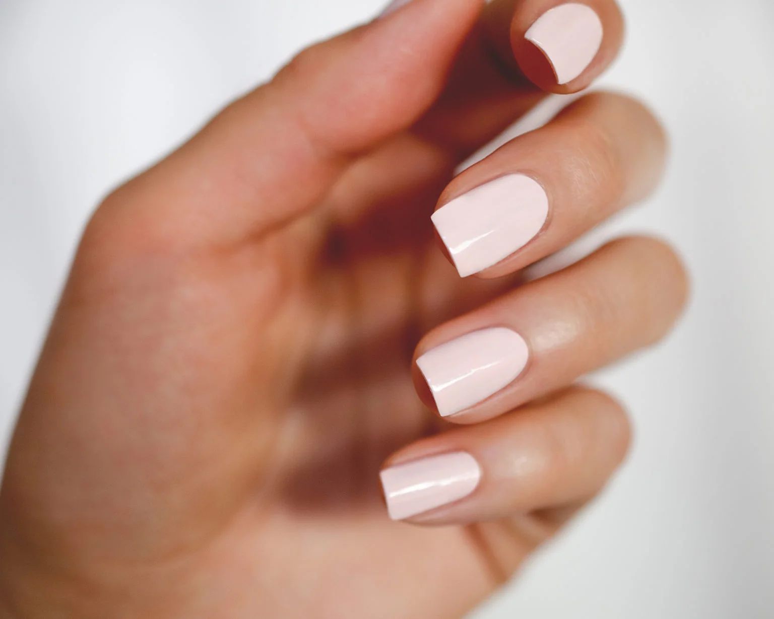 None Short Square Sheer Light Pink None Short Square Sheer Light Pink — Nails 2027 for Wide Nail Beds