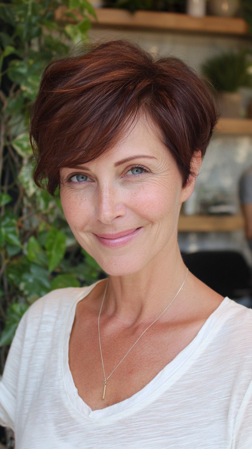 Blonde Pixie With Dark Lowlights Contrast Blonde Pixie With Dark Lowlights Contrast — Lowlights Pixie 2027