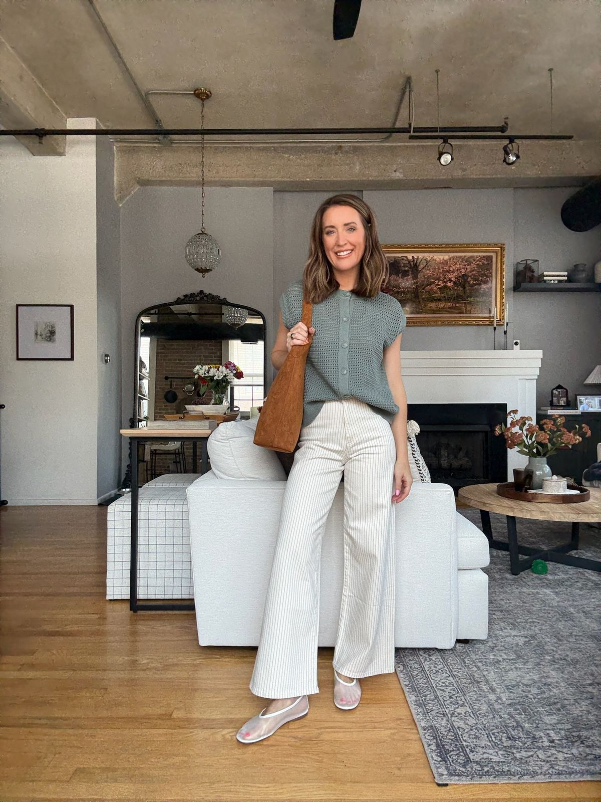 Knit Vest and Pinstripe Trousers for Smart Layering Knit Vest and Pinstripe Trousers for Smart Layering — Meet the Teacher Outfits 2027