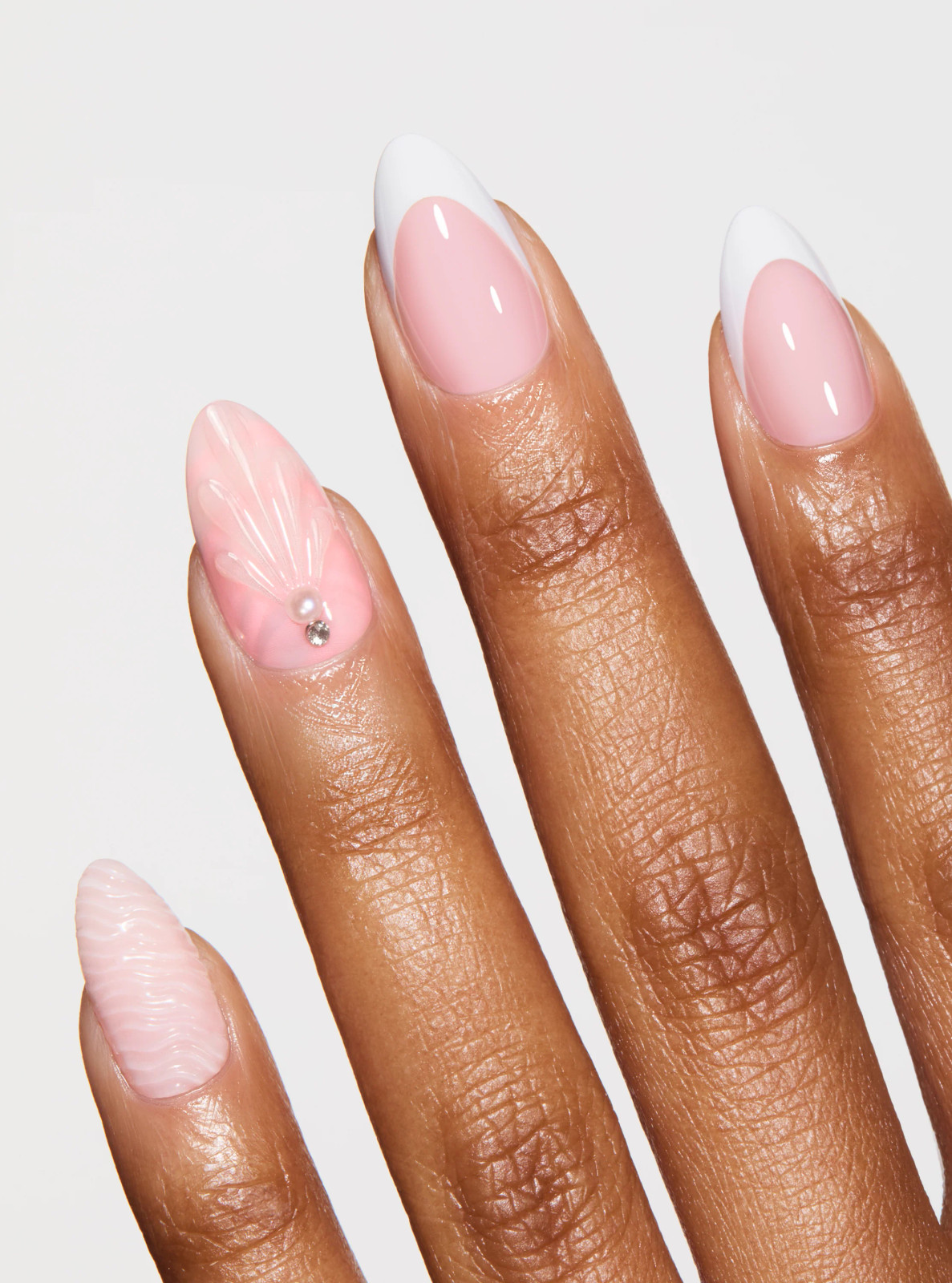 Shell Accent French Manicure Almond Shell Accent French Manicure Almond — Nails That Last 2027
